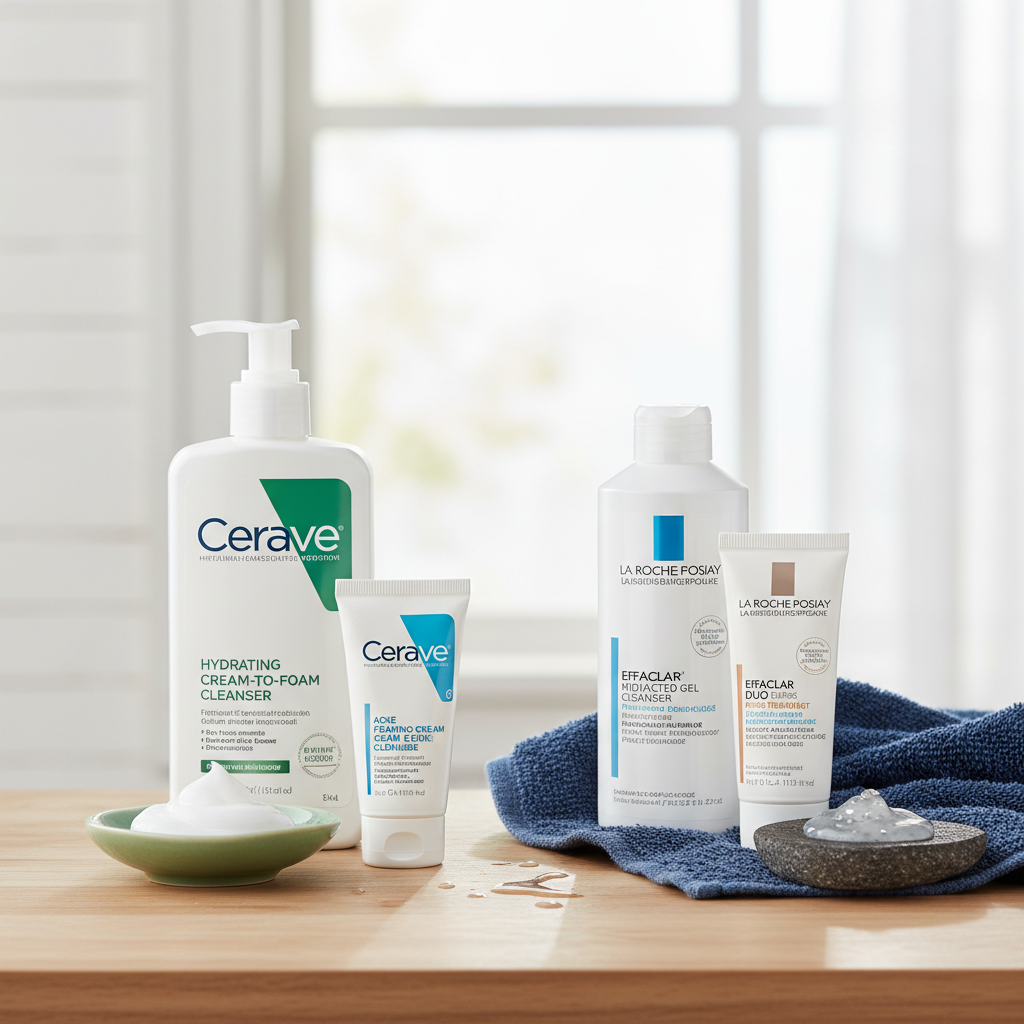 CeraVe vs La Roche-Posay: Best Cleansers for Acne-Prone Skin